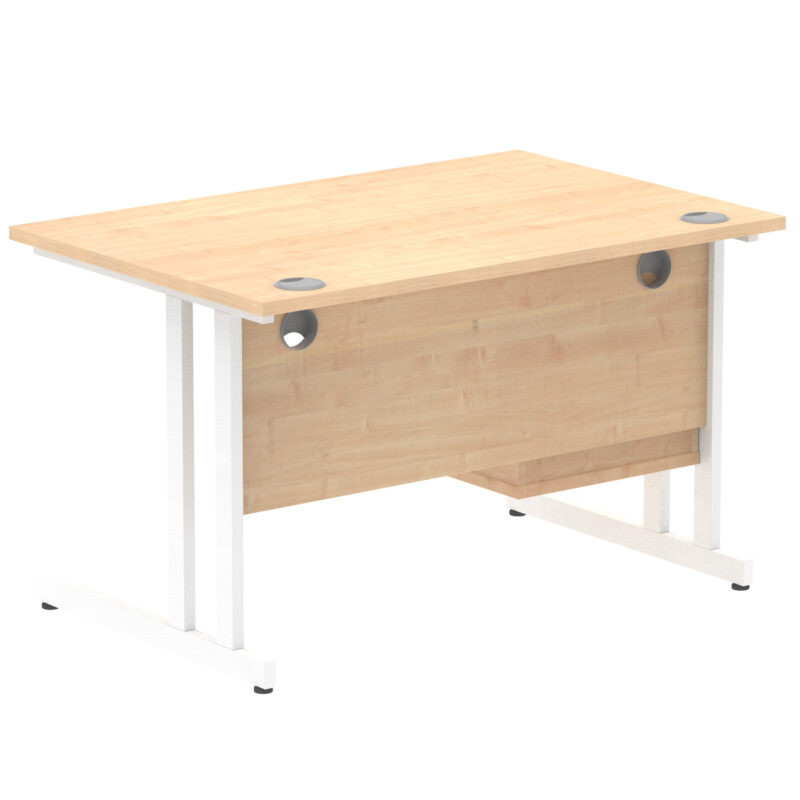Pace 1200mm Cantilever Straight Desk With Single Fixed Pedestal - Image 26