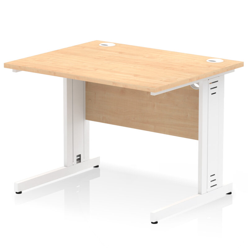 Pace 1000mm Straight Desk Cable Managed Leg - Image 41