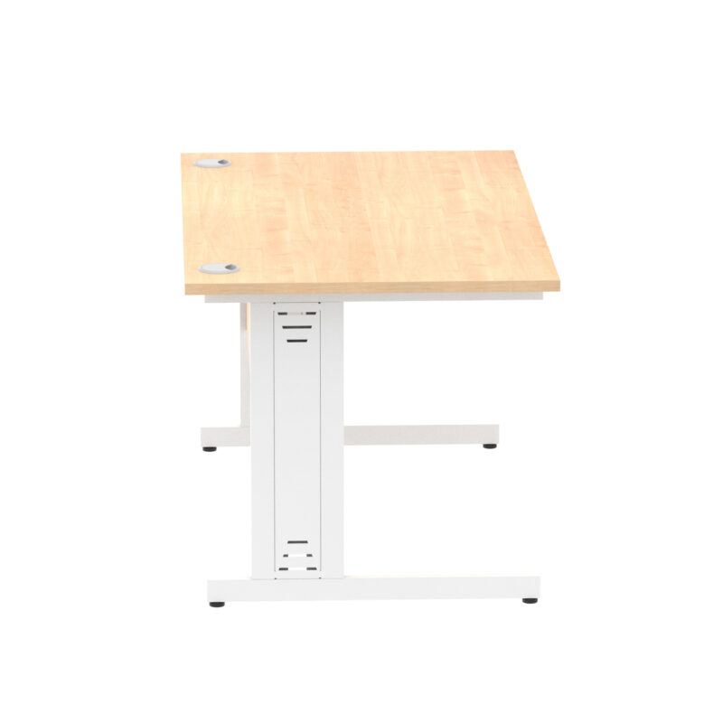 Pace 1400mm Straight Desk Cable Managed Leg - Image 44