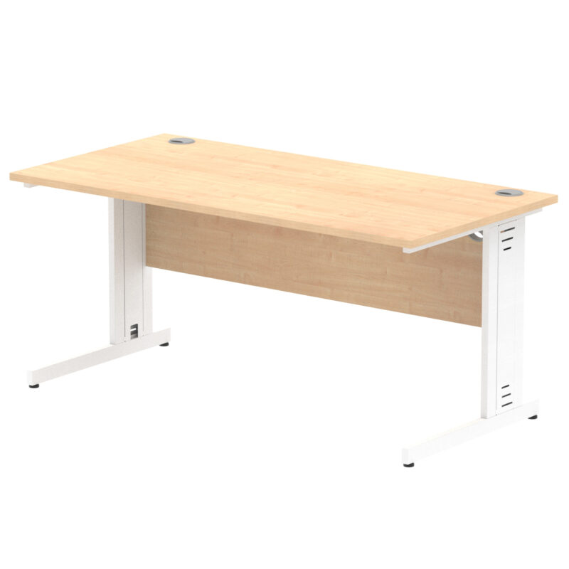 Pace 1600mm Straight Desk Cable Managed Leg - Image 41