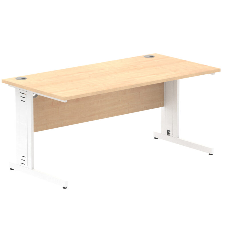 Pace 1600mm Straight Desk Cable Managed Leg - Image 43