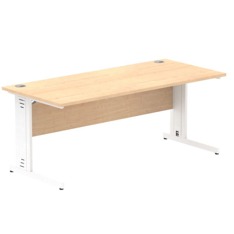 Pace 1800mm Straight Desk Cable Managed Leg - Image 43