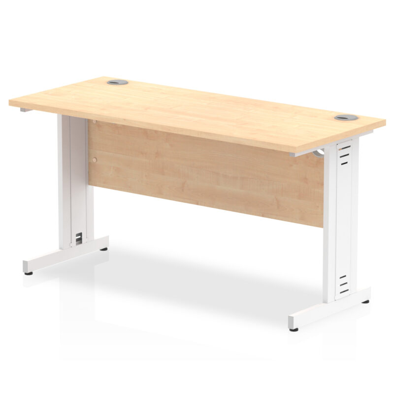 Pace 1400mm Slimline Desk Cable Managed Leg - Image 6