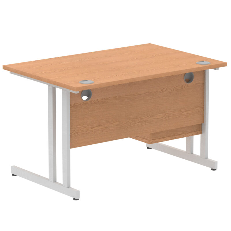 Pace 1200mm Cantilever Straight Desk With Single Fixed Pedestal - Image 95