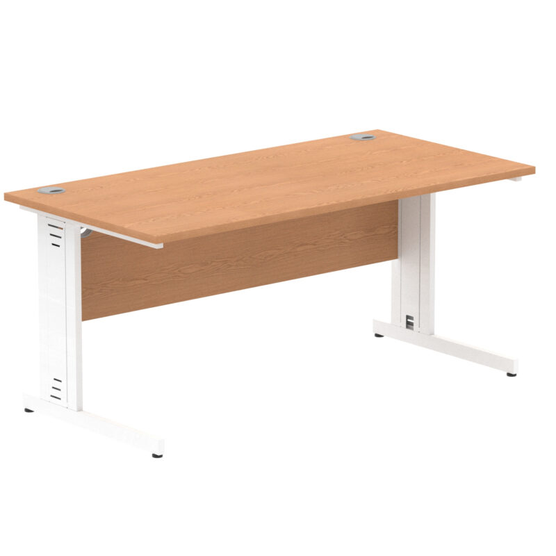 Pace 1600mm Straight Desk Cable Managed Leg - Image 59