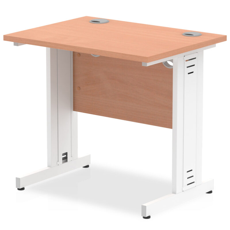 Pace 800mm Slimline Desk Cable Managed Leg - Image 2