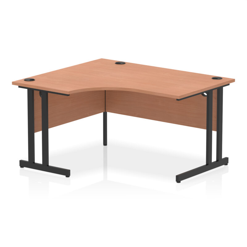 Pace 1400mm Left Crescent Desk Cantilever Leg - Image 13