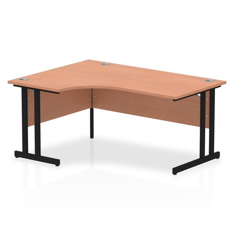 Pace 1600mm Left Crescent Desk Cantilever Leg - Image 13