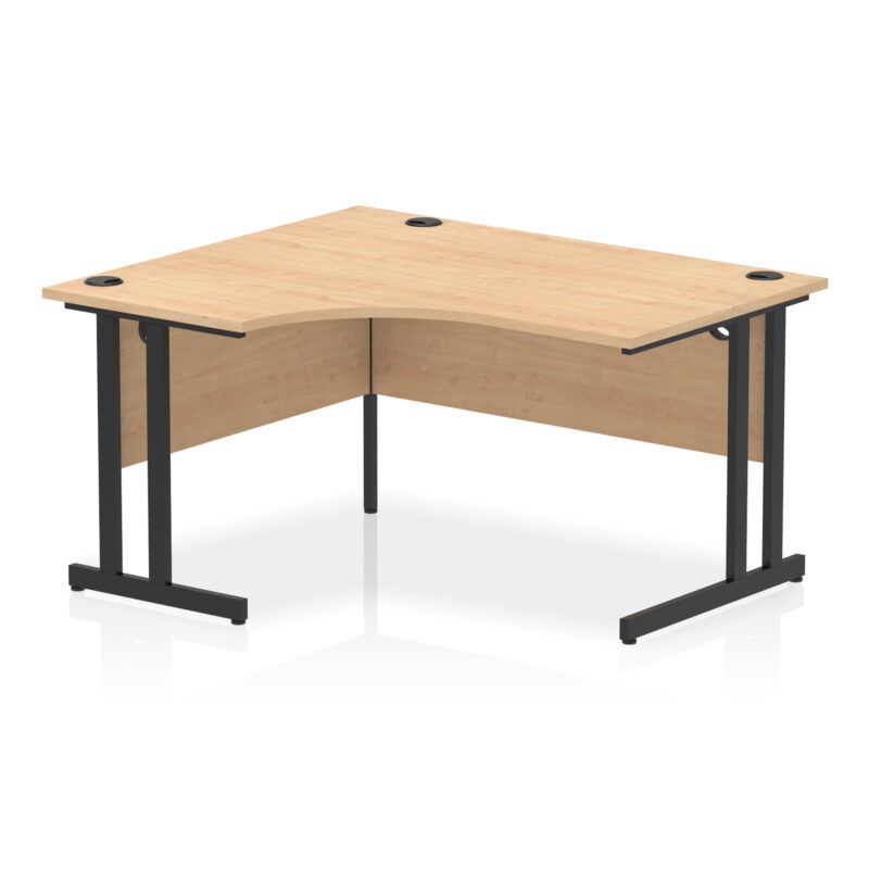 Pace 1400mm Left Crescent Desk Cantilever Leg - Image 15