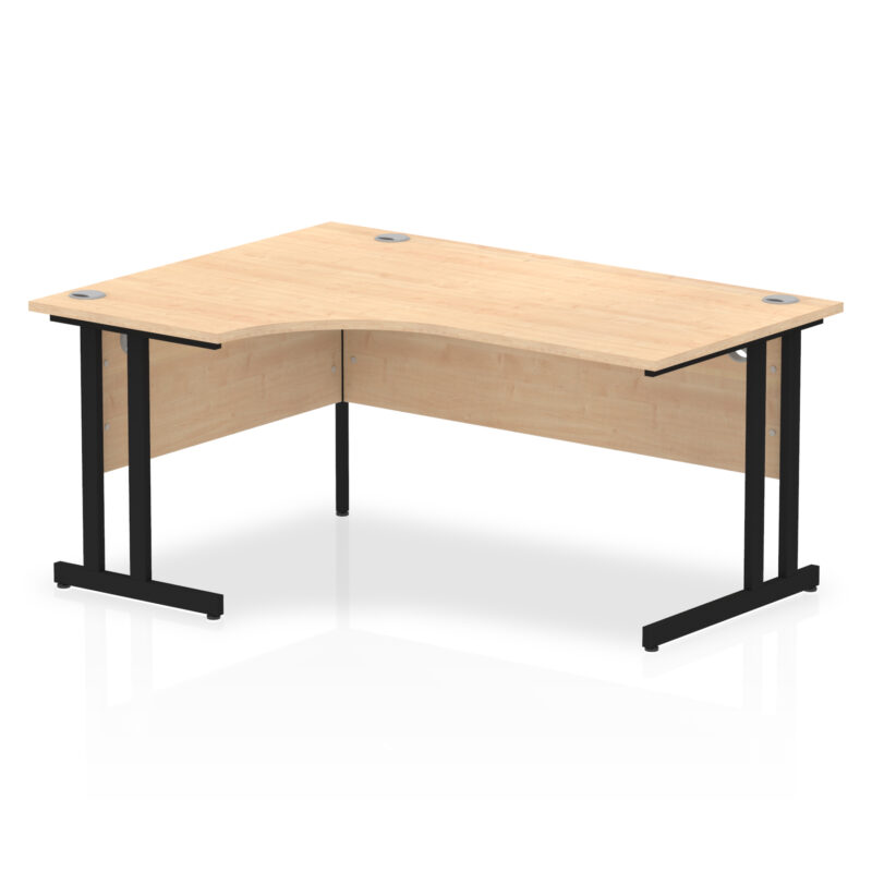 Pace 1600mm Left Crescent Desk Cantilever Leg - Image 15