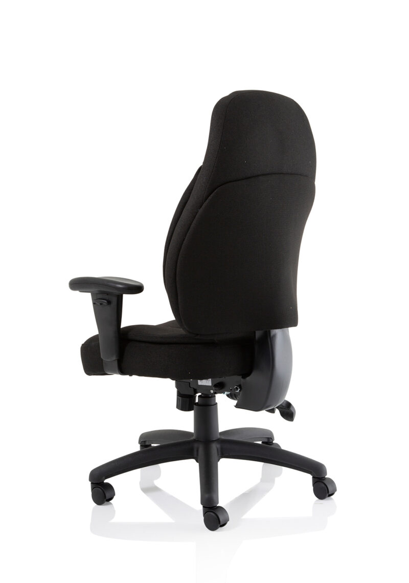 Base Medium Back Task Operator Office Chair with Adjustable Arms - Image 5