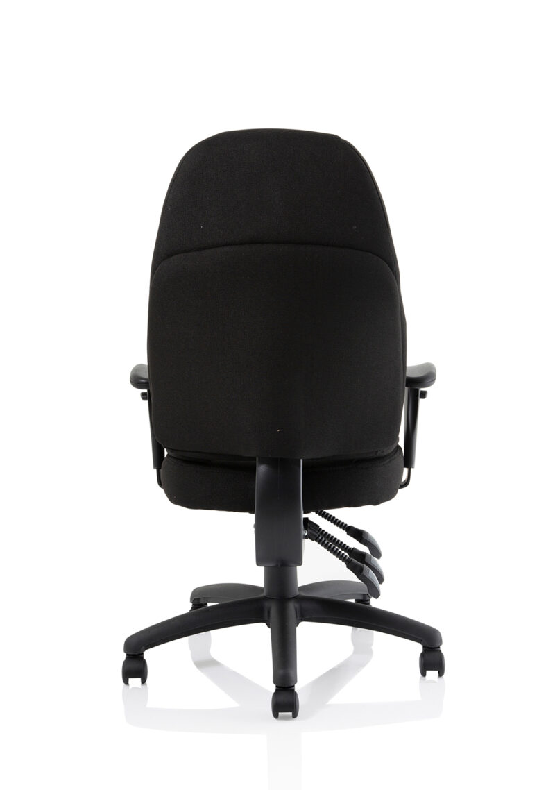 Base Medium Back Task Operator Office Chair with Adjustable Arms - Image 6