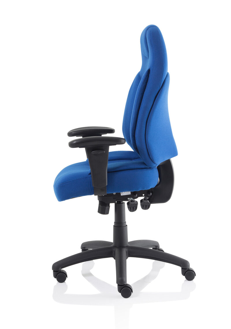 Base Medium Back Task Operator Office Chair with Adjustable Arms - Image 20