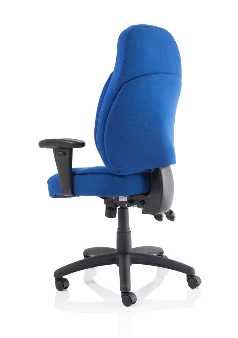 Base Medium Back Task Operator Office Chair with Adjustable Arms - Image 21