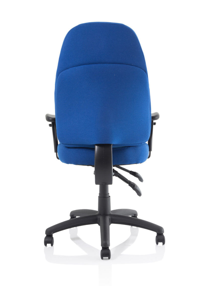 Base Medium Back Task Operator Office Chair with Adjustable Arms - Image 22