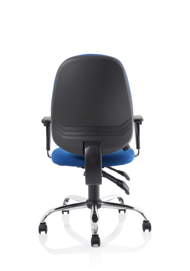 Porto Medium Back Task Operator Office Chair with Height Adjustable Arms - Image 14