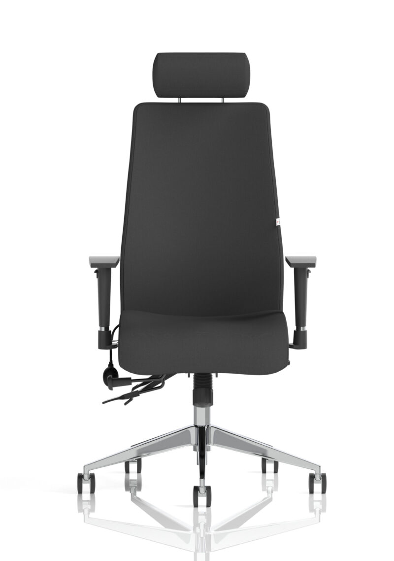 Crate High Back Ergonomic Posture Chair with Height Adjustable Arms - Image 10