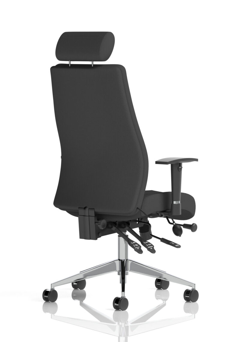 Crate High Back Ergonomic Posture Chair with Height Adjustable Arms - Image 15