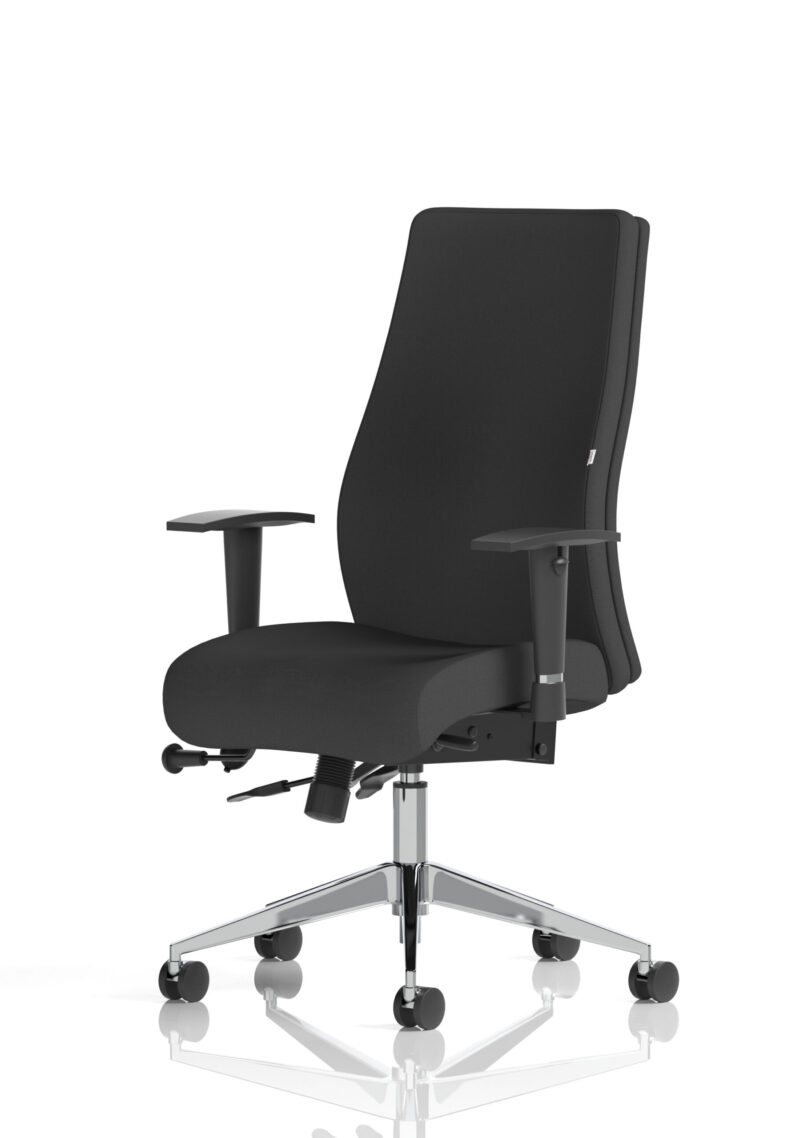 Crate High Back Ergonomic Posture Chair with Height Adjustable Arms - Image 3