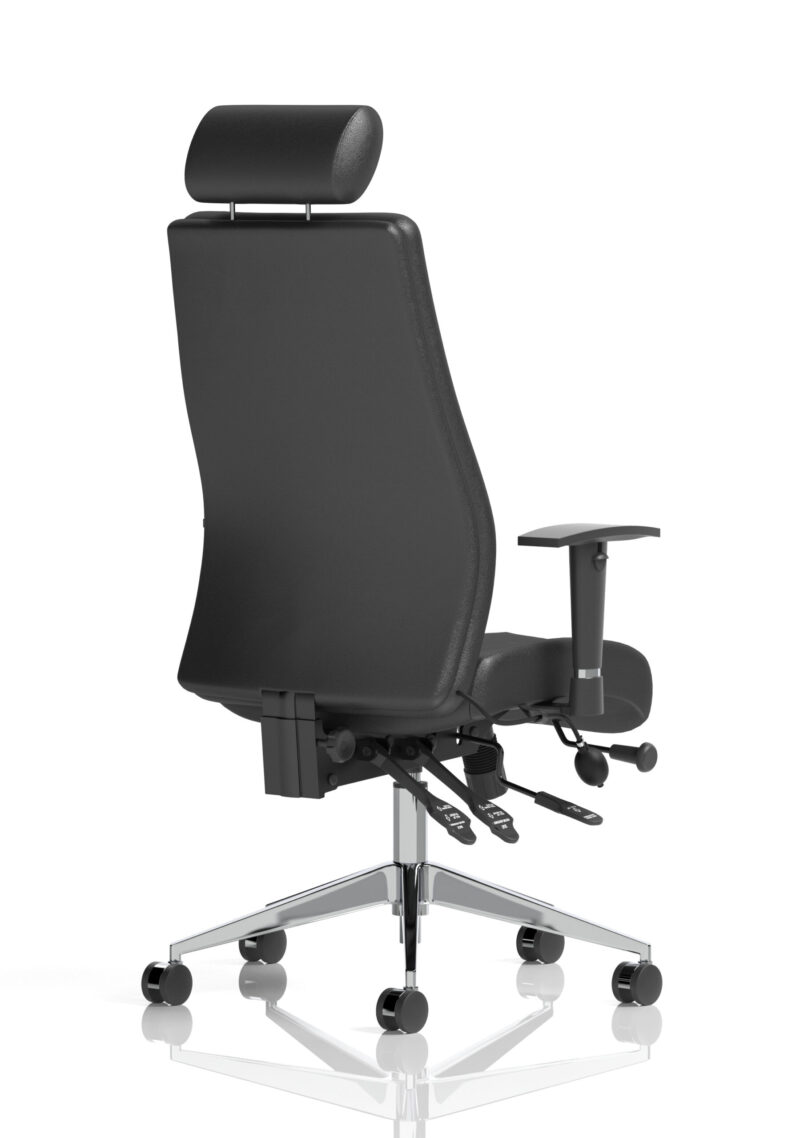 Crate High Back Ergonomic Posture Chair with Height Adjustable Arms - Image 31