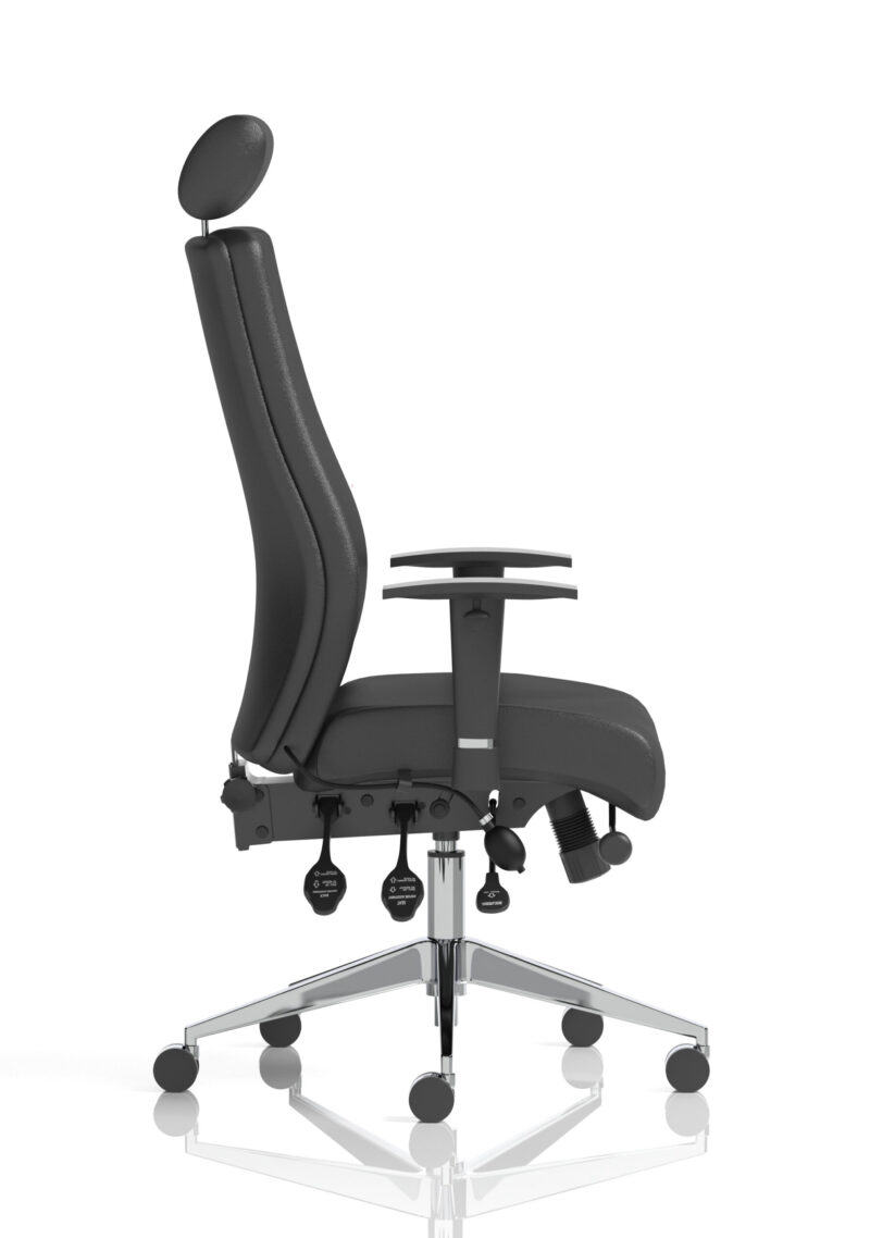 Crate High Back Ergonomic Posture Chair with Height Adjustable Arms - Image 32