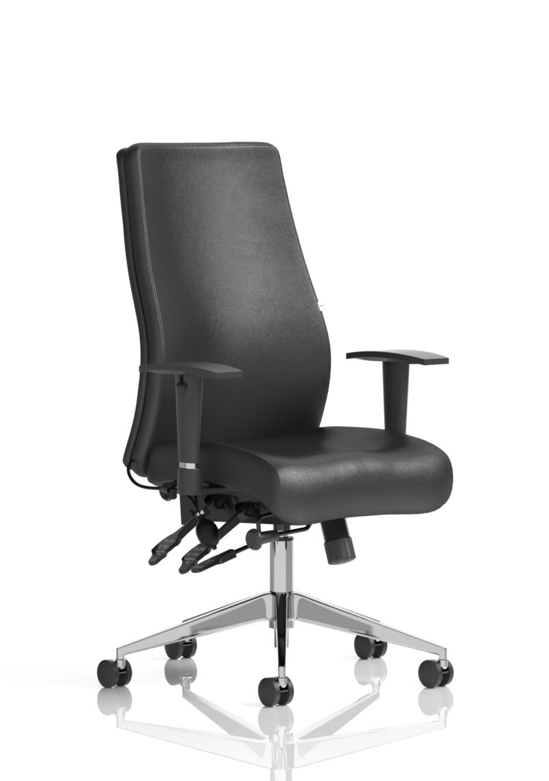 Crate High Back Ergonomic Posture Chair with Height Adjustable Arms - Image 17