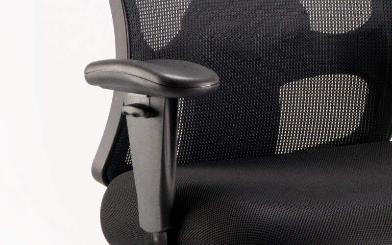 Form HD High Back Heavy Duty Task Operator Office Chair with Arms - Image 2