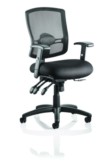Form III High Mesh Back Task Operator Office Chair with Arms