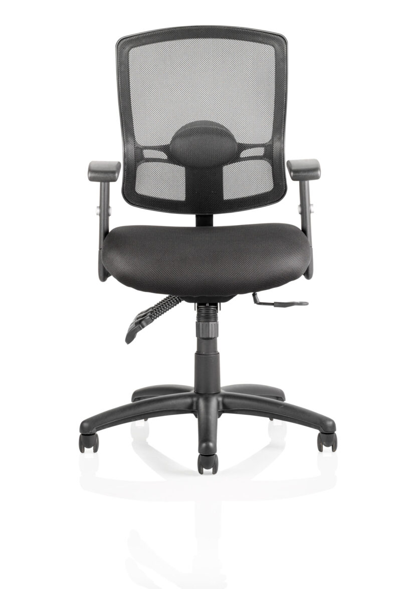 Form III High Mesh Back Task Operator Office Chair with Arms - Image 2