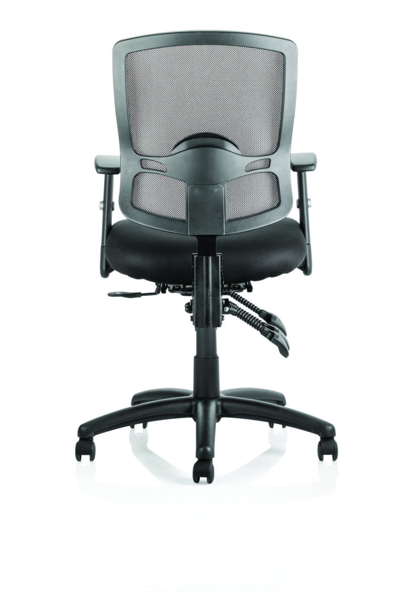 Form III High Mesh Back Task Operator Office Chair with Arms - Image 3