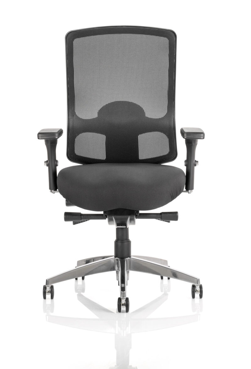 Scale High Mesh Back Ergonomic Task Operator Office Chair with Arms - Image 2