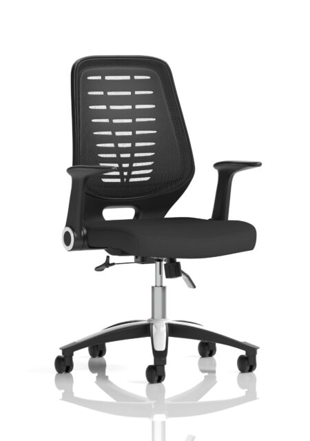 Croft Medium Mesh Back Task Operator Office Chair with Arms
