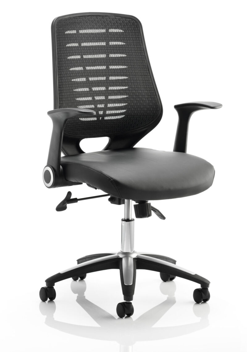 Croft Medium Mesh Back Task Operator Office Chair with Arms - Image 5