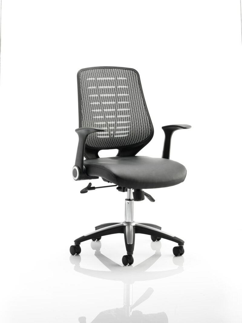 Croft Medium Mesh Back Task Operator Office Chair with Arms - Image 25