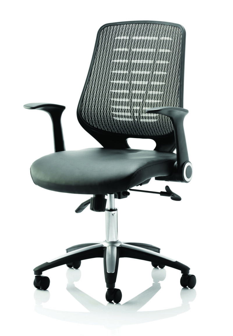 Croft Medium Mesh Back Task Operator Office Chair with Arms - Image 26