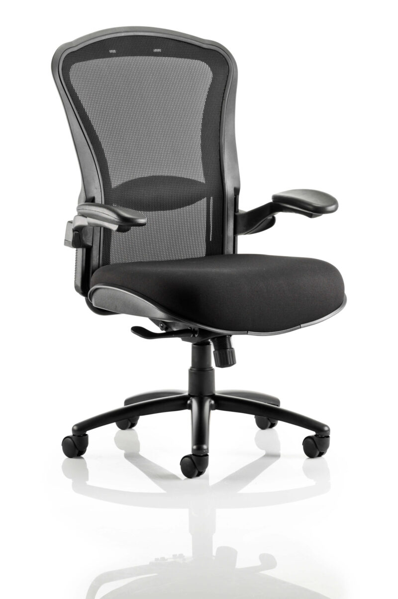Track High Mesh Back Heavy Duty Task Operator Office Chair with Arms