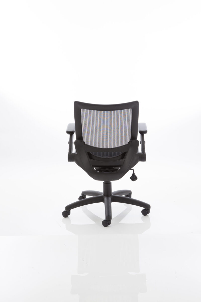 Scope Medium Mesh Back Task Operator Office Chair with Folding Arms - Image 3