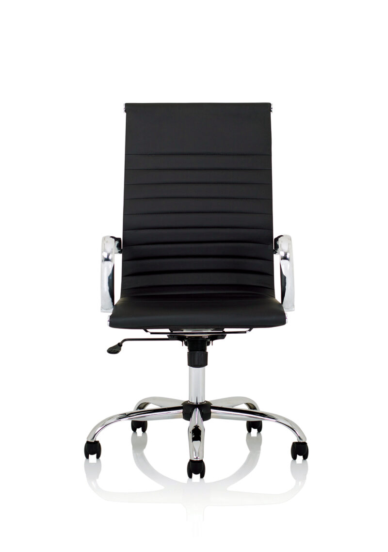 Batch Black Leather Executive Office Chair with Arms - Image 7