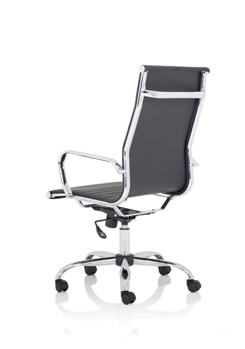 Batch Black Leather Executive Office Chair with Arms - Image 9