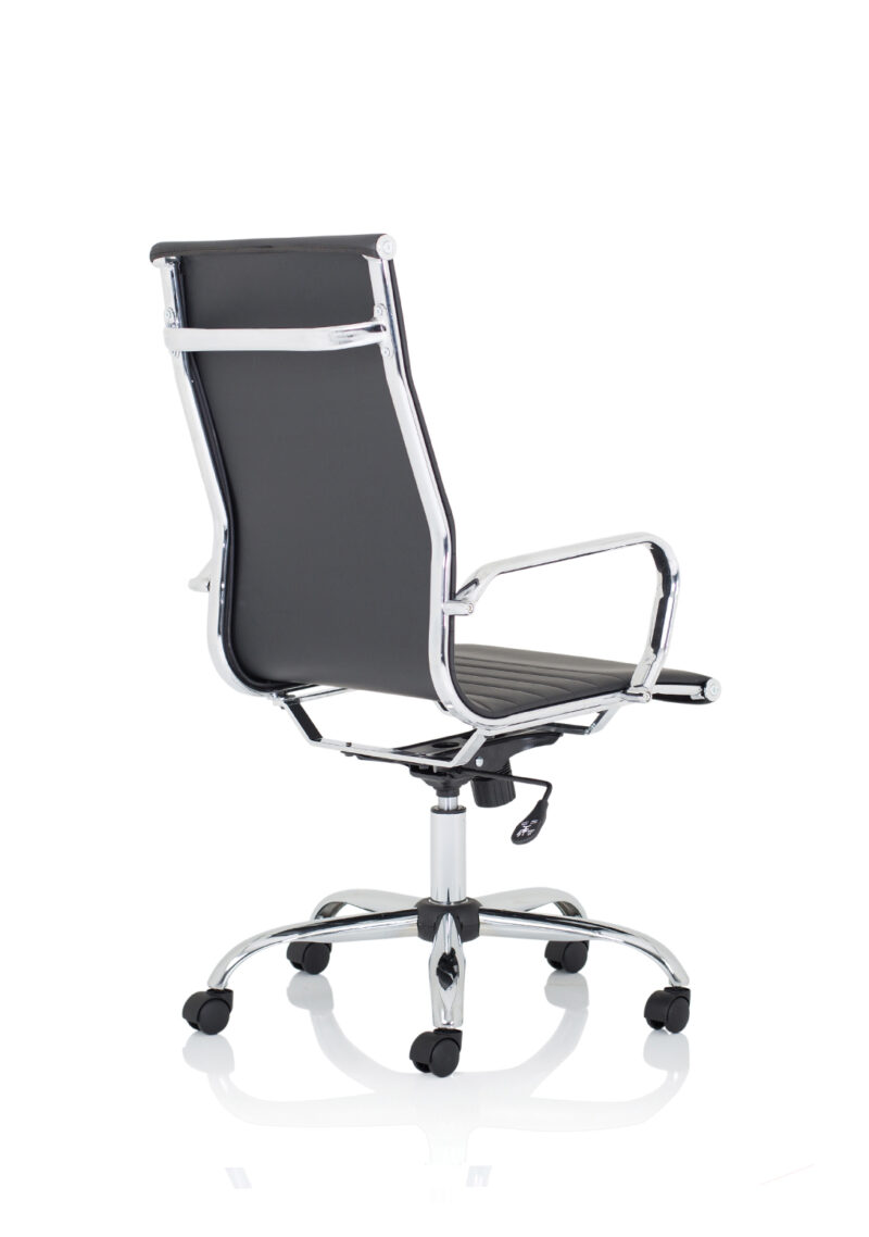 Batch Black Leather Executive Office Chair with Arms - Image 10
