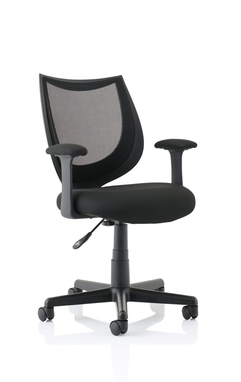 Drive Medium Back Black Mesh Task Operator Office Chair With Arms