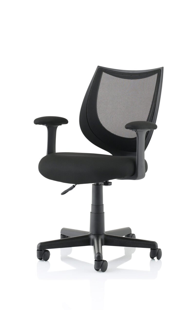Drive Medium Back Black Mesh Task Operator Office Chair With Arms - Image 3