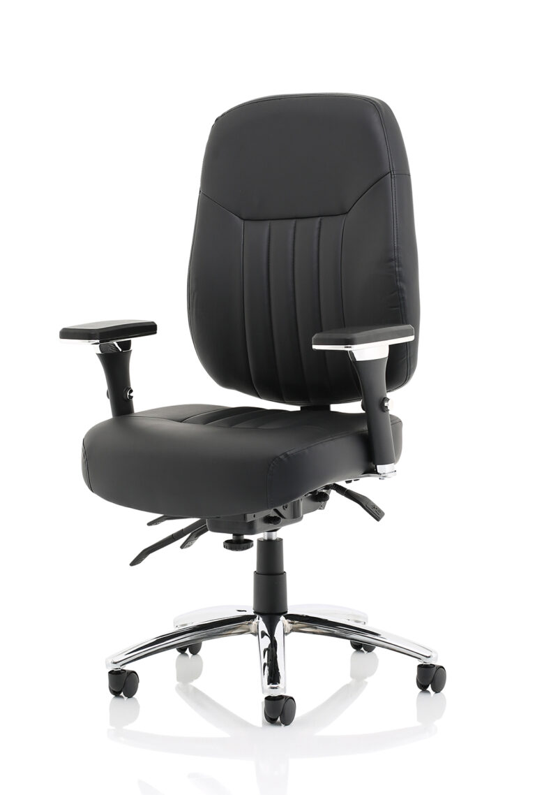 Vibe Deluxe High Back Task Operator Office Chair with Arms - Image 11