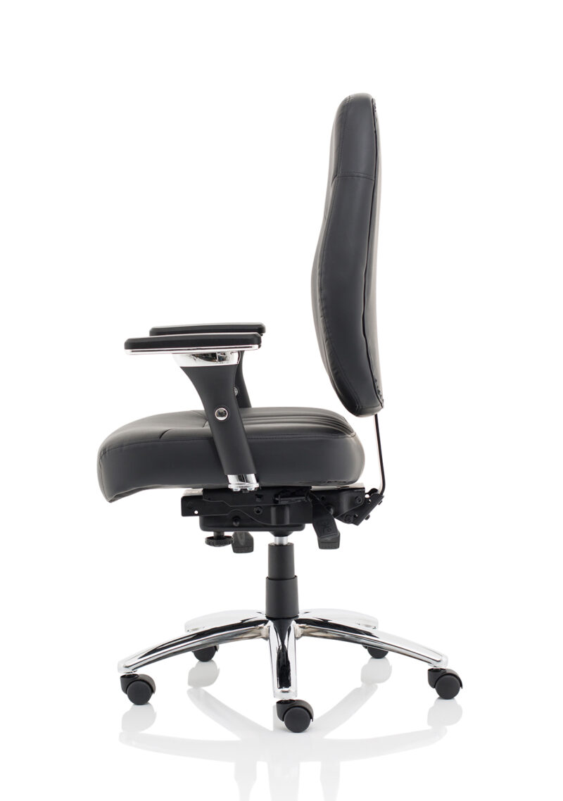 Vibe Deluxe High Back Task Operator Office Chair with Arms - Image 12