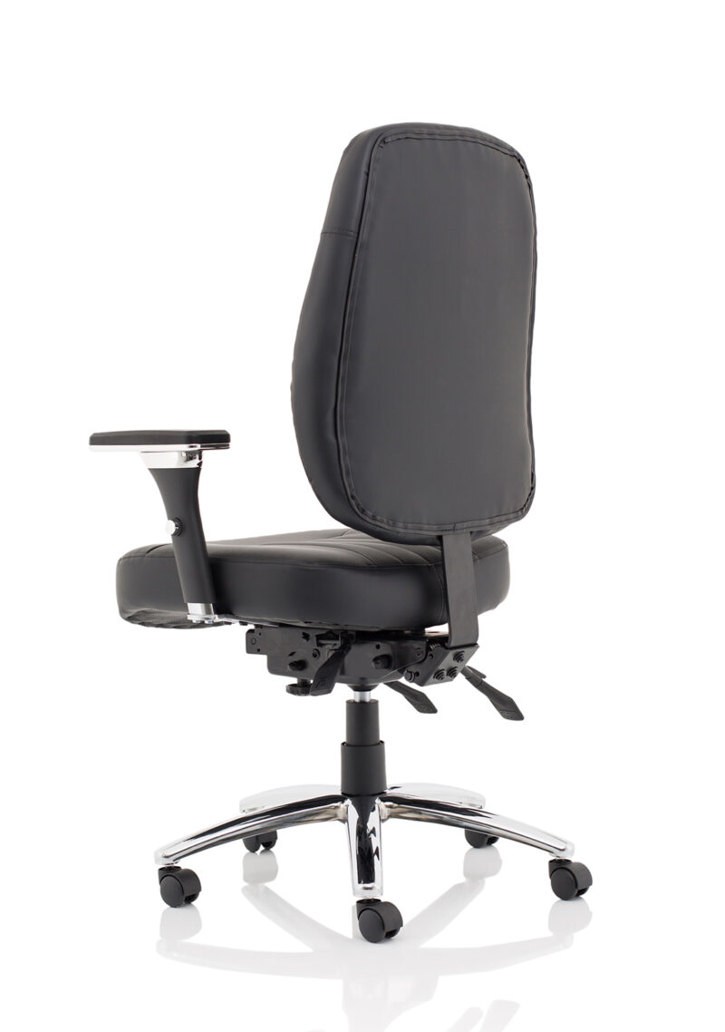 Vibe Deluxe High Back Task Operator Office Chair with Arms - Image 13