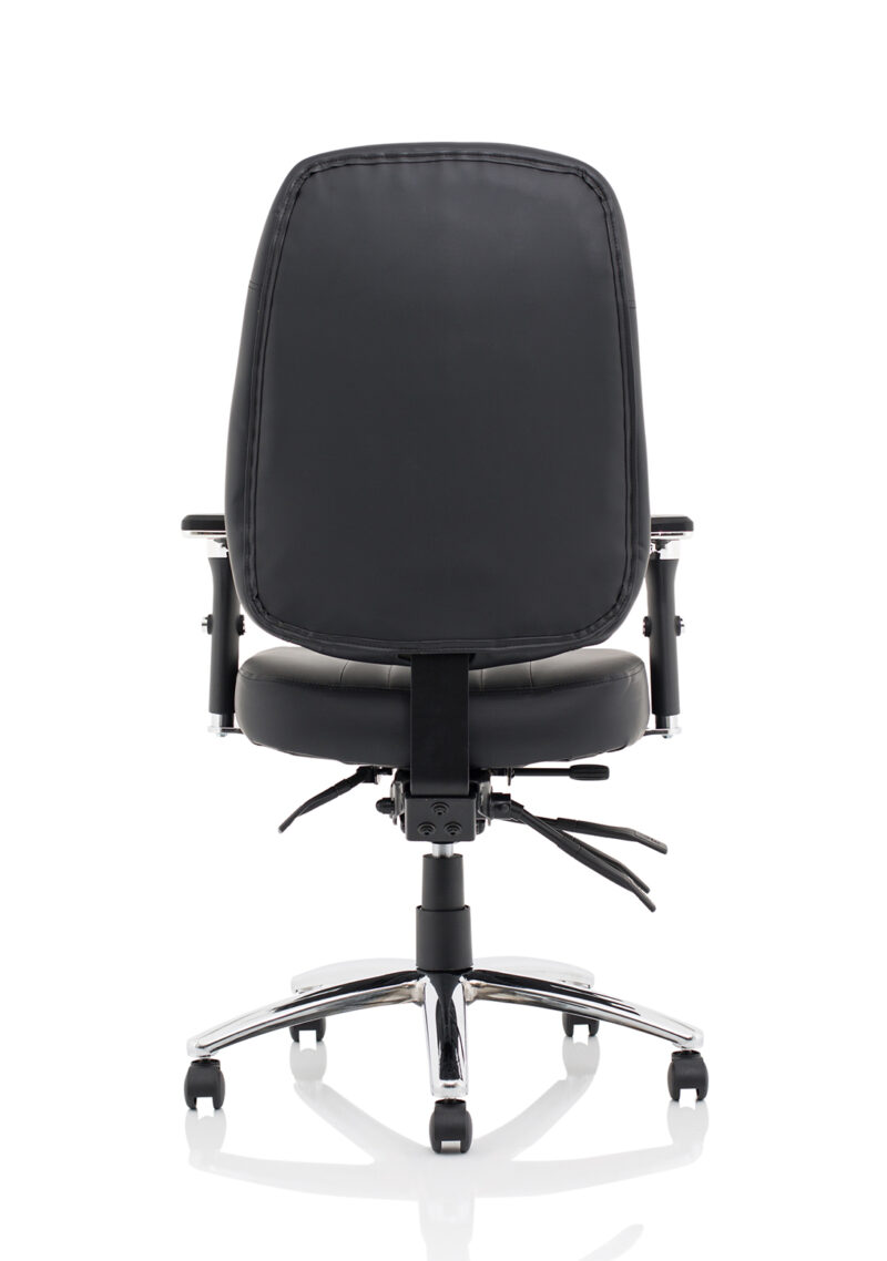 Vibe Deluxe High Back Task Operator Office Chair with Arms - Image 14