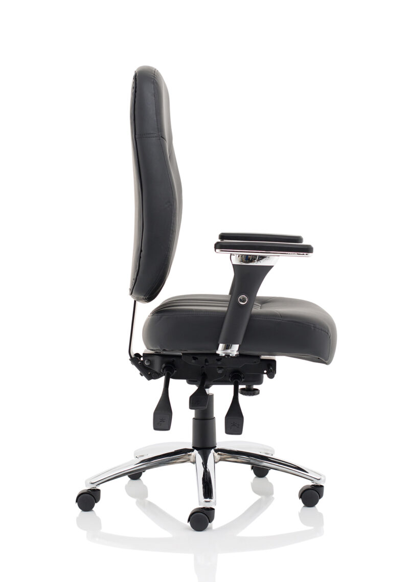 Vibe Deluxe High Back Task Operator Office Chair with Arms - Image 16