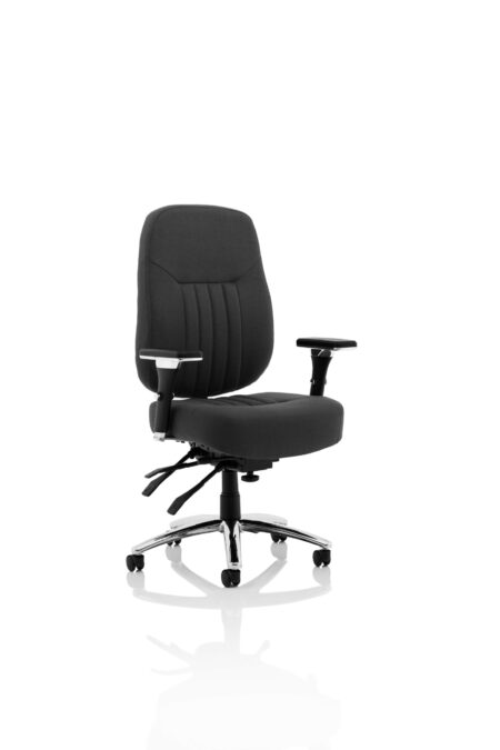 Vibe Deluxe High Back Task Operator Office Chair with Arms
