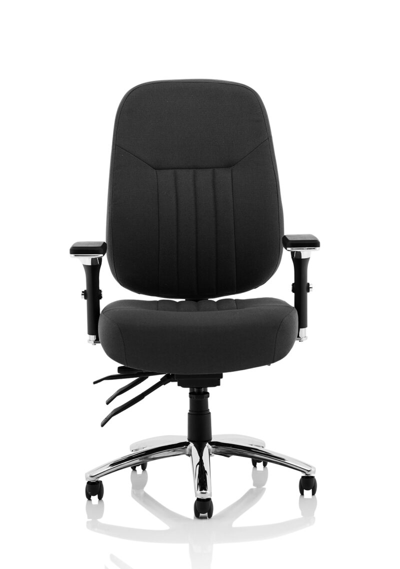 Vibe Deluxe High Back Task Operator Office Chair with Arms - Image 2
