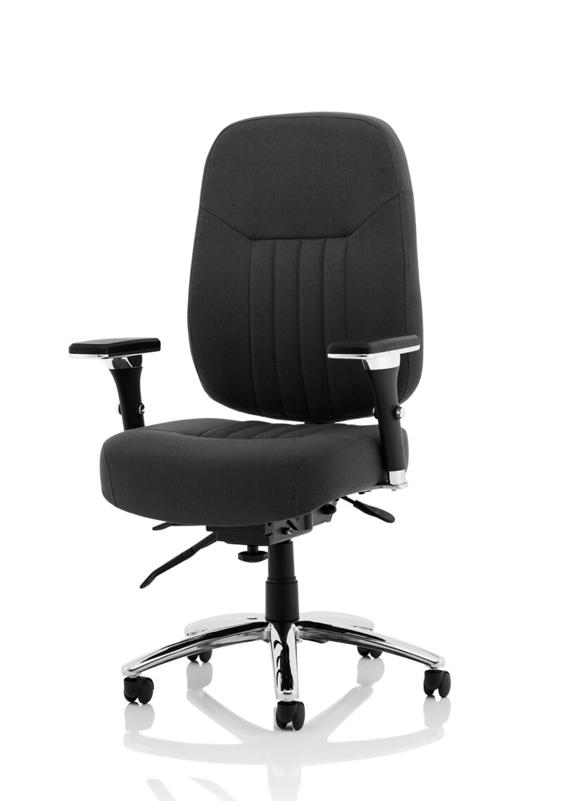 Vibe Deluxe High Back Task Operator Office Chair with Arms - Image 3